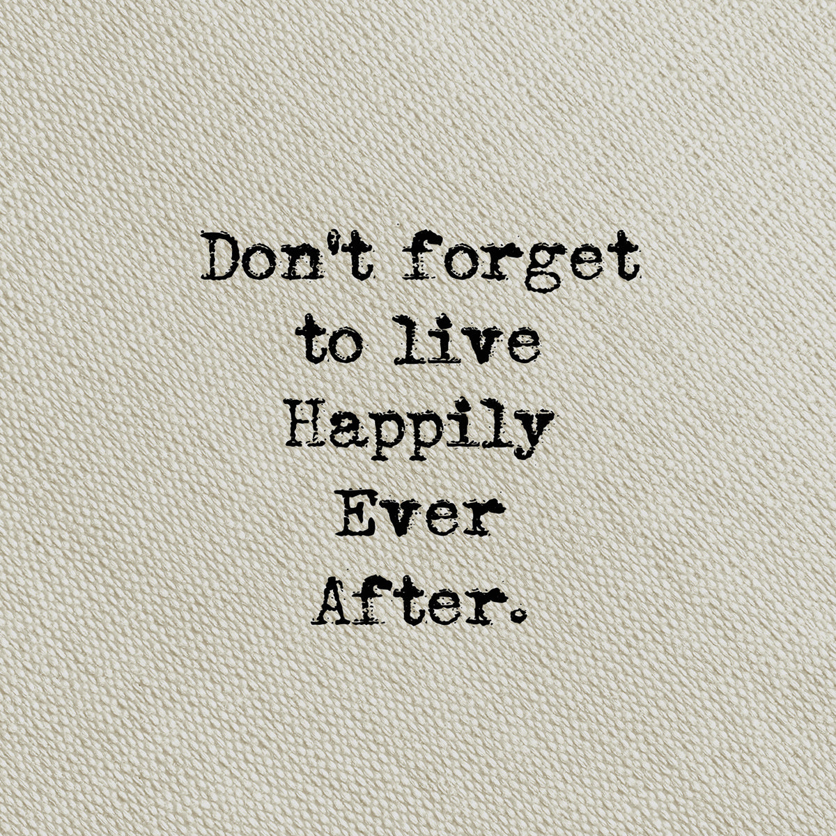 Type on Taupe Ever After
