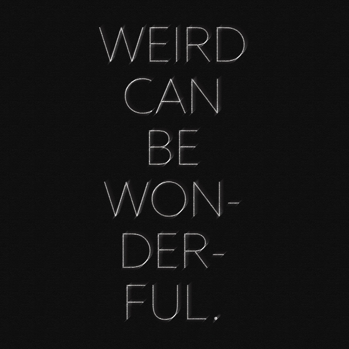 Weird on Black