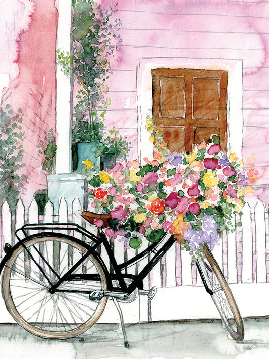 Spring Bike Ride Canvas Print