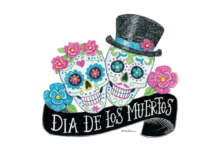 Calaveras de azúcar del día de los muertos Lienzo