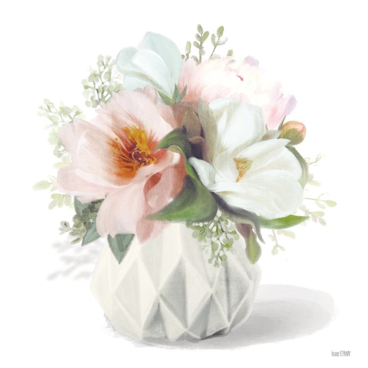 Posies en rosa Lienzo