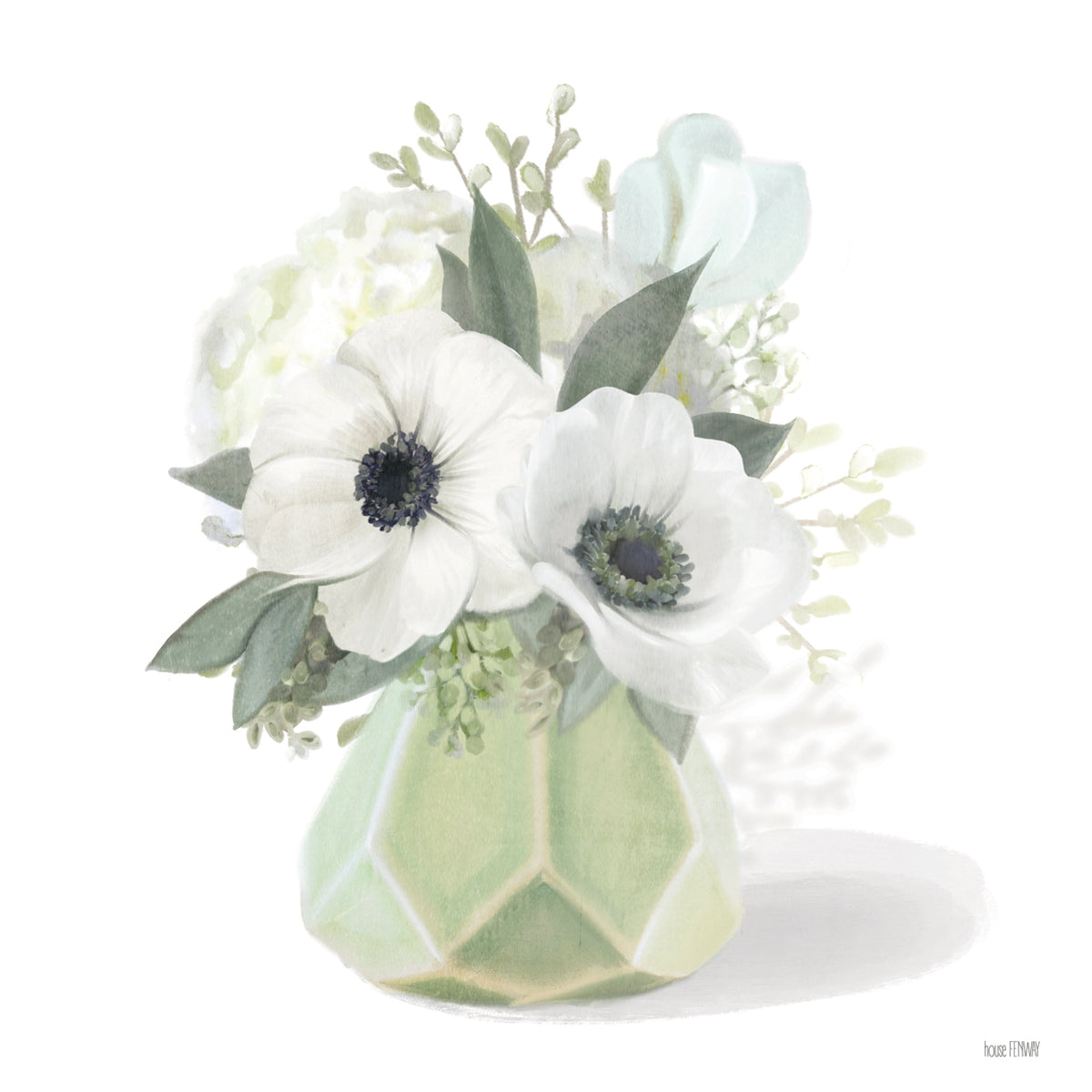 Posies in Green