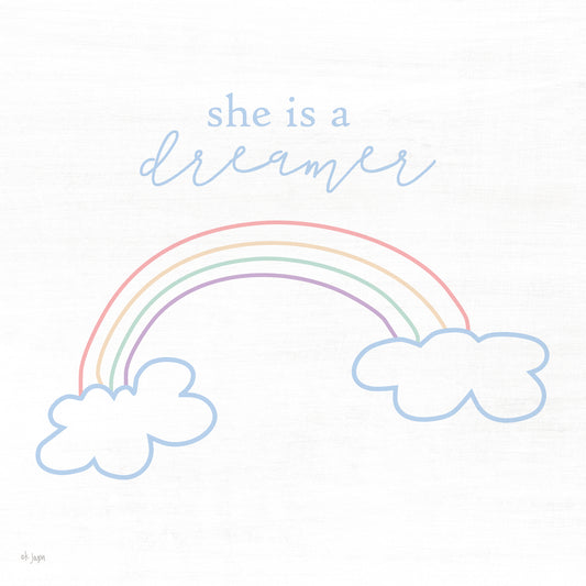 She is a Dreamer Canvas Print