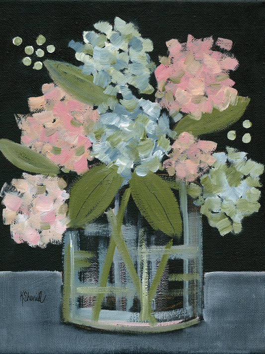 Hydrangea Bouquet Canvas Print