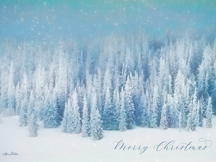 Snowy Turquoise Forest