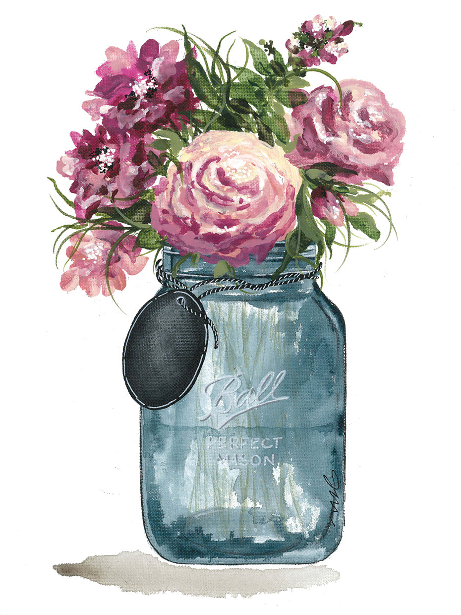 絵画 STOP TO SMELL THE FLOWERS NO. 1 Stop to Smell the Flowers Wall Art by Julie Norkus | Fine Art Canvas