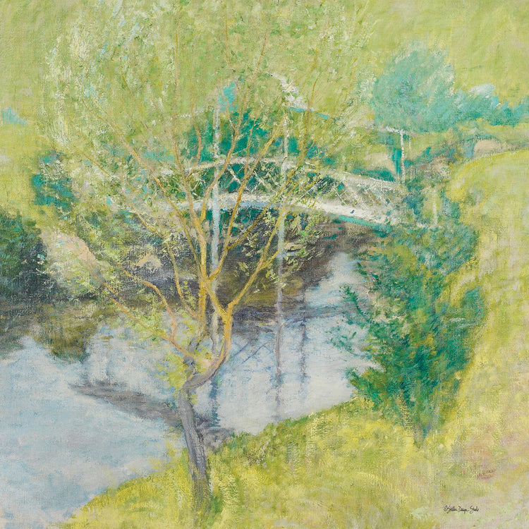 John Henry Twachtman - The White Bridge