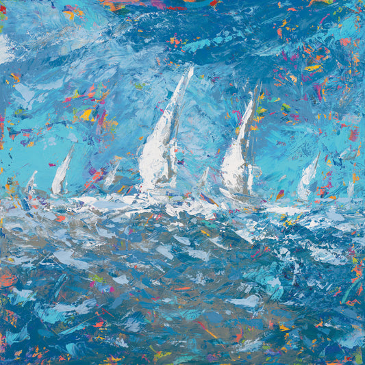Sailing I Canvas Print