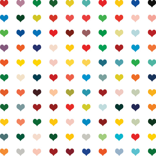 Colorful Hearts-