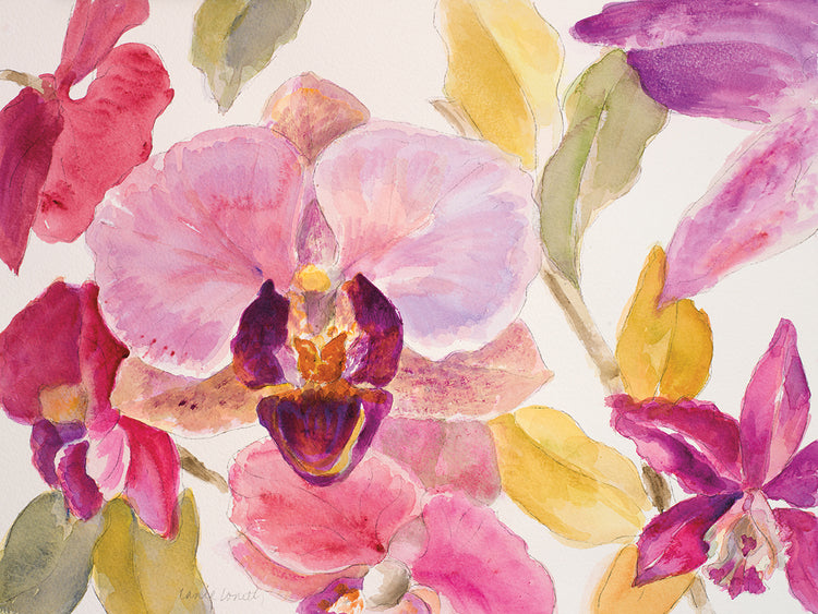 Orquídea radiante II Lienzo