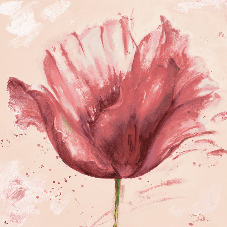 Flor en rosa Lienzo