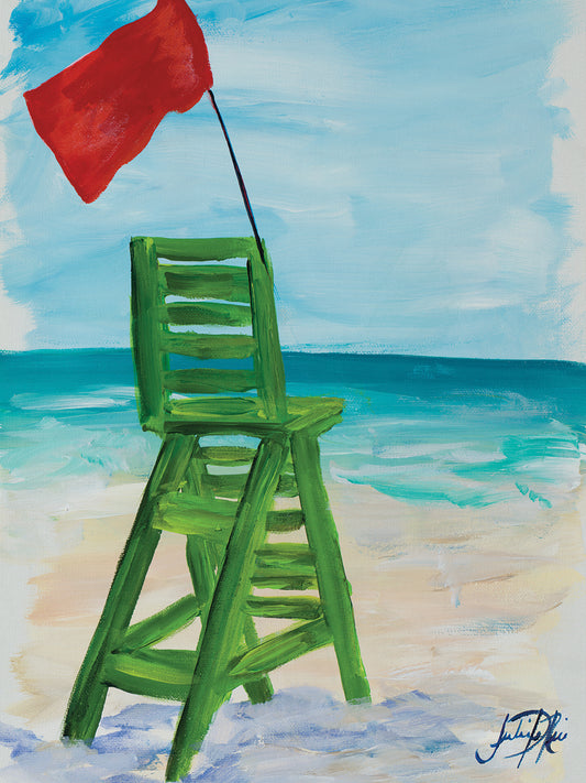 Lifeguard Post II Canvas Print