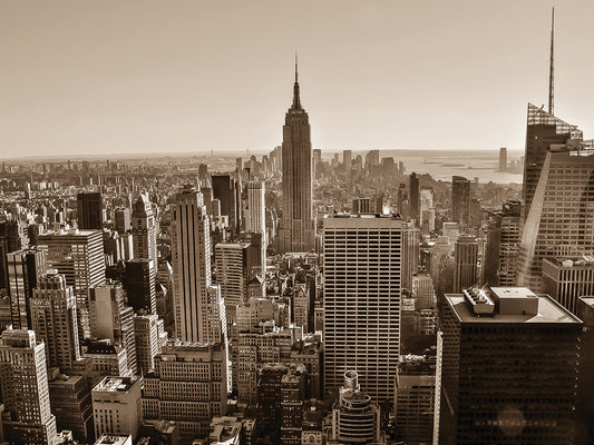 New York Sepia View