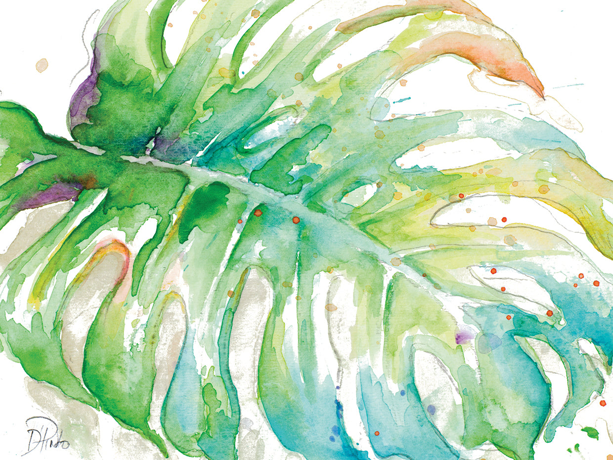 Zoomed Tropical Monstera