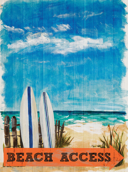 Beach Access Canvas Print