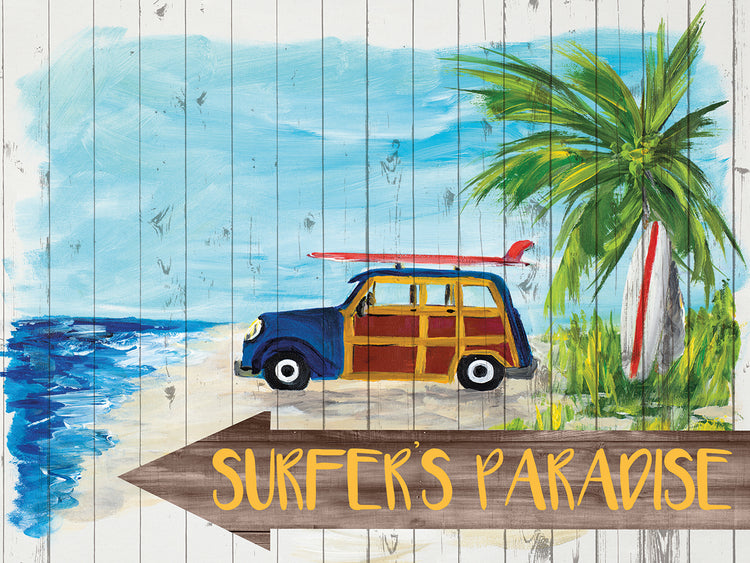 Paraíso de los surfistas Lienzo