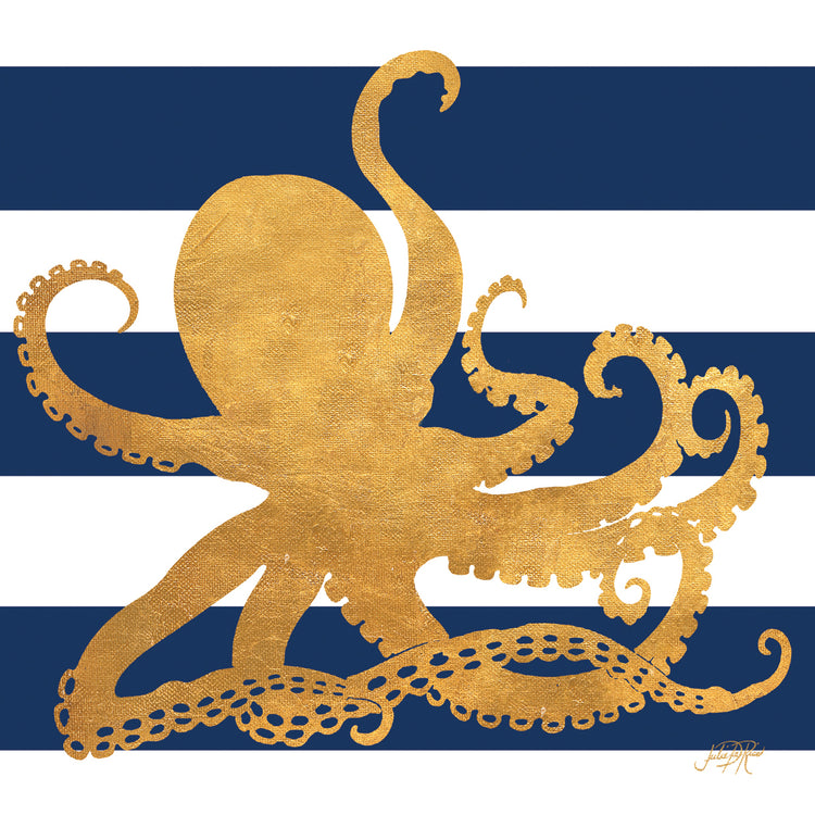 Sea Creatures on Stripes IV