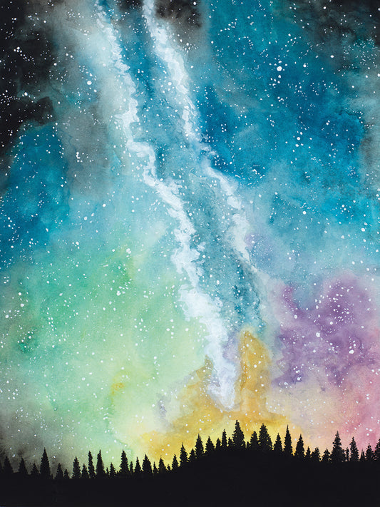 Magical Night Sky Canvas Print