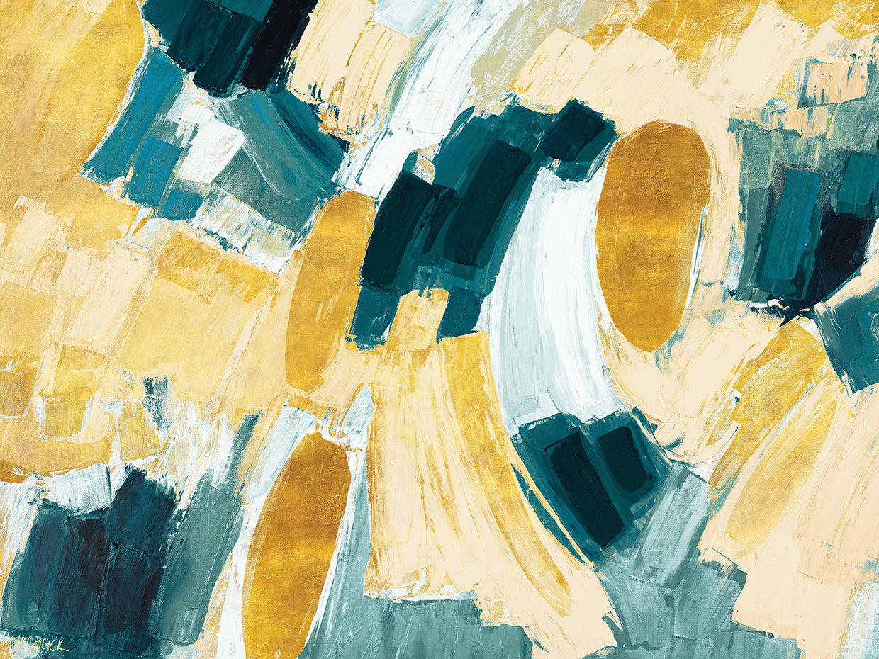 Gold and Teal Afterglow