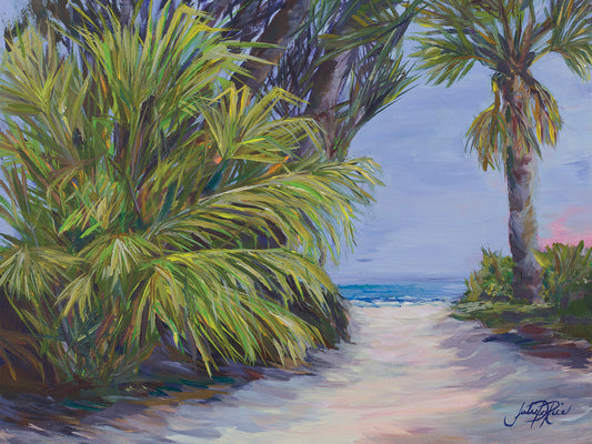 Beach Pathway Canvas Print