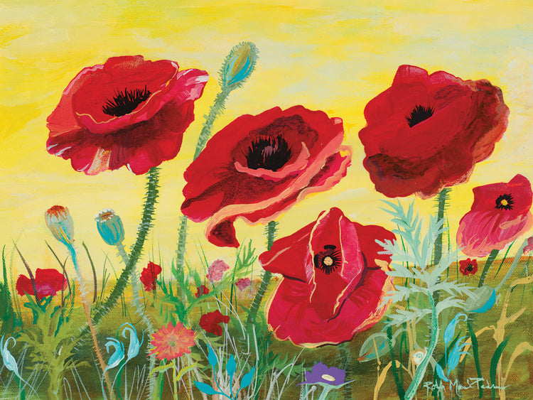 Victory Red Poppies II