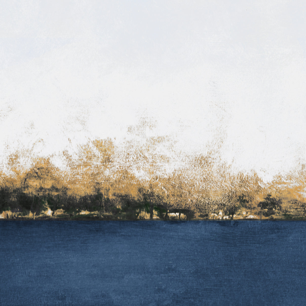 Gold Forest Abstract