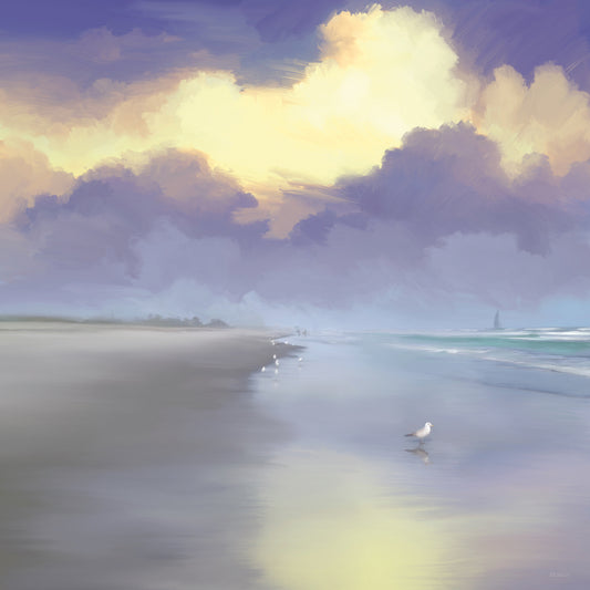 Peaceful Day On The Beach I Canvas Print