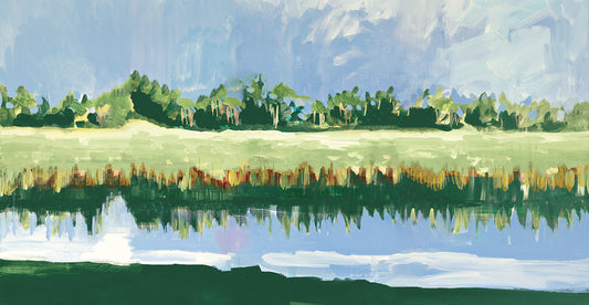 Coastal Landscape View Canvas Print