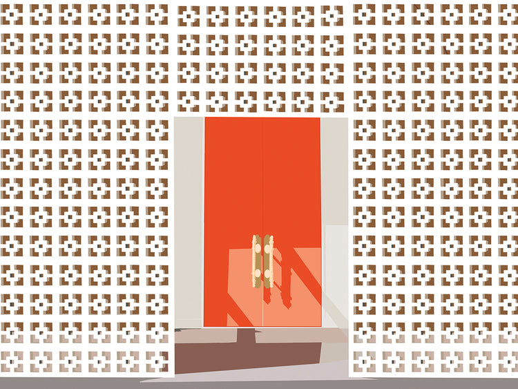 Mid Century Modern Front Door