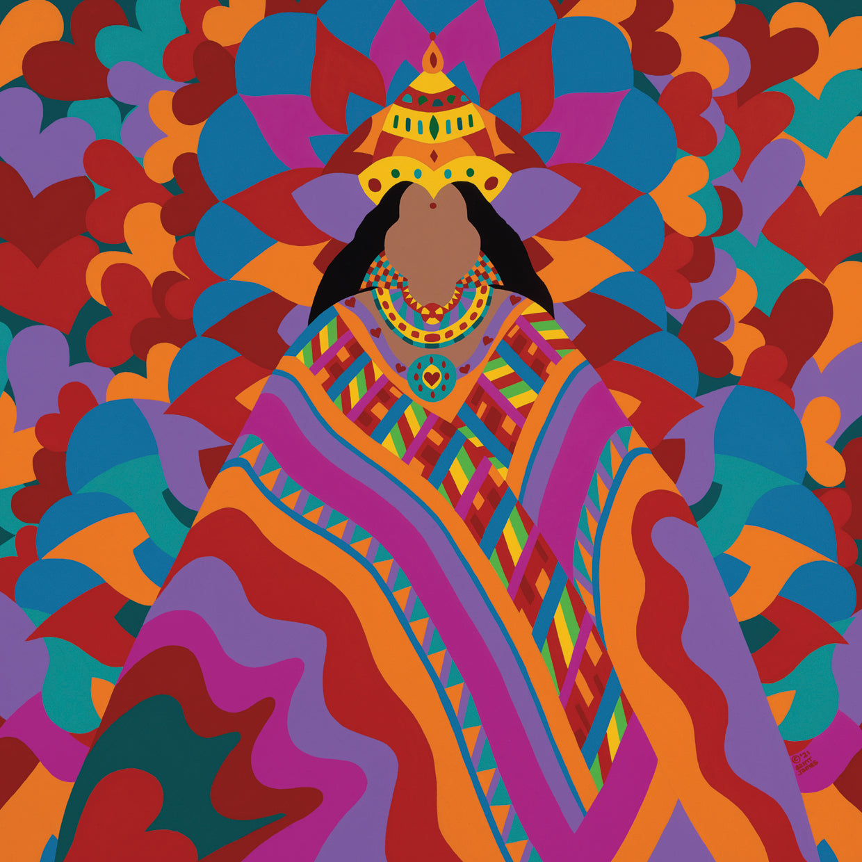 Devi Lakshmi Diwali Rangoli