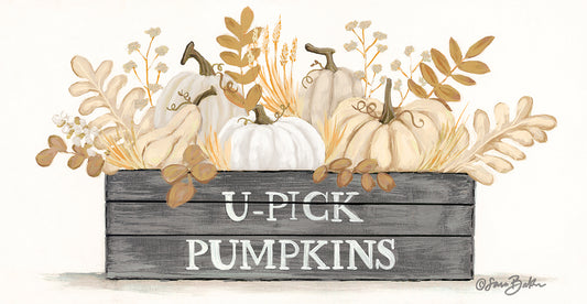 U-Pick Pumpkins Canvas Print