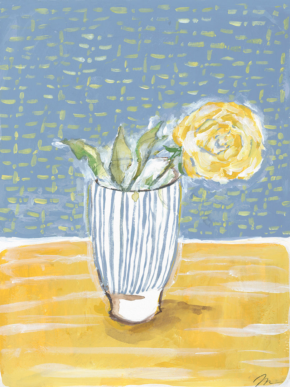 Rose in Glass I