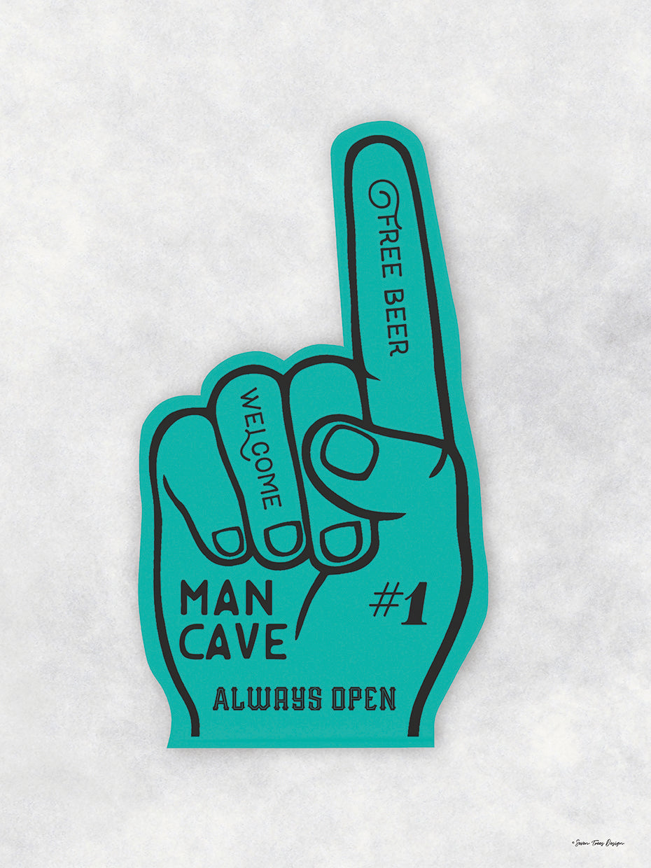 Man Cave Foam Hand