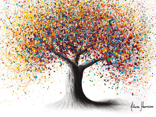Rainbow Soul Tree Canvas Print