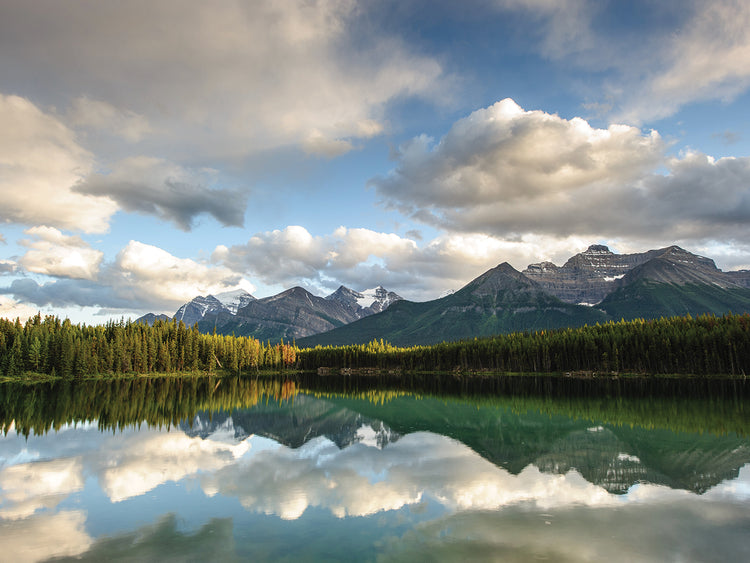 Herbert lago banff alberta Lienzo