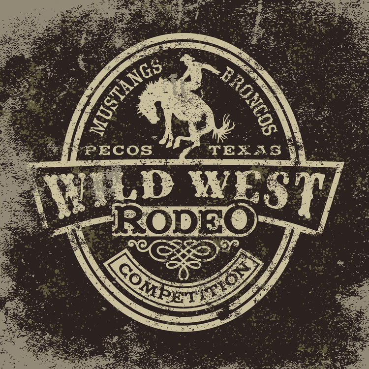 Signo de vaquero de Texas vintage Lienzo