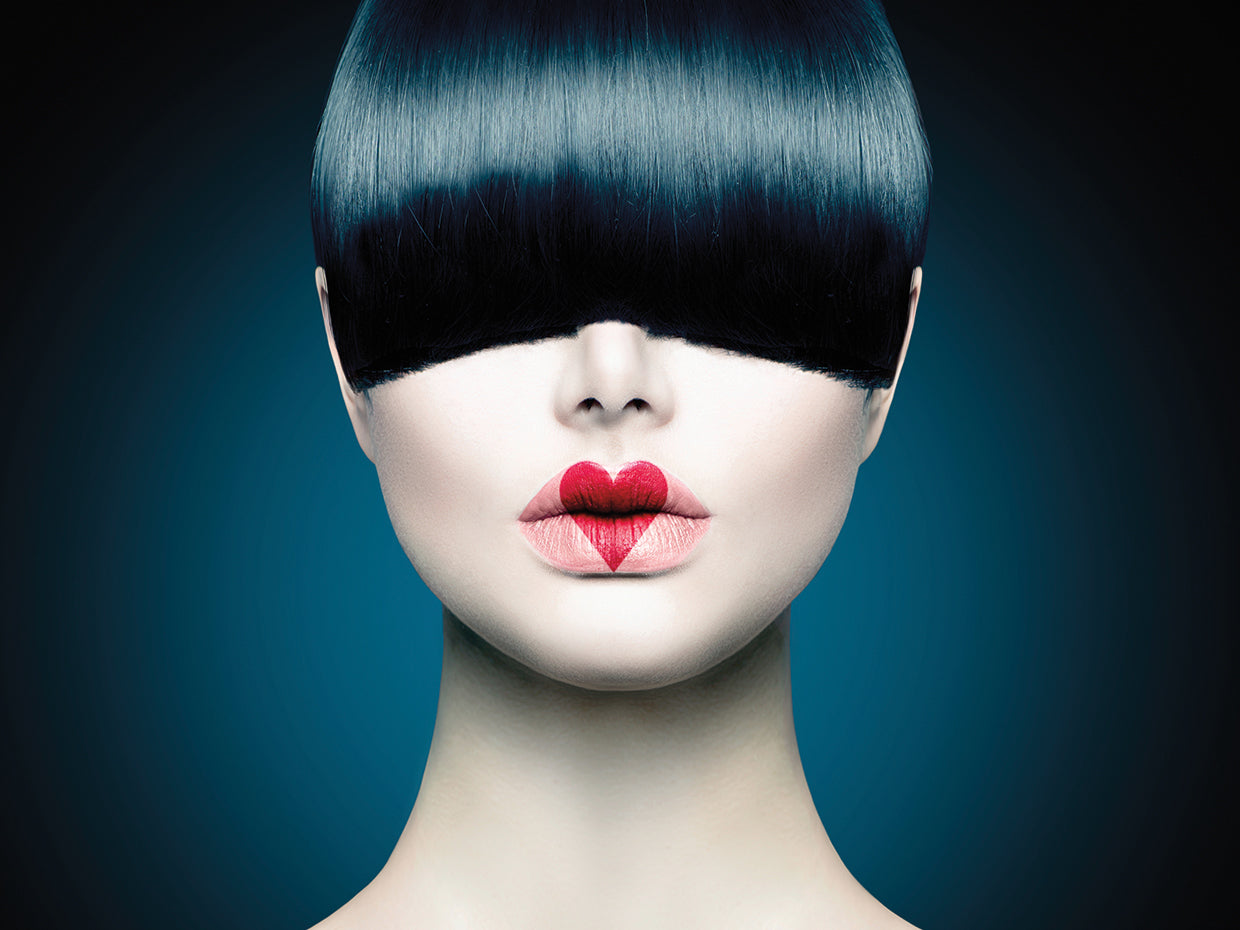 Heart Kiss Fashion Portait