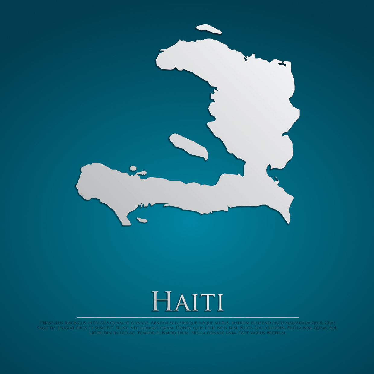 Blue Island Haiti Map