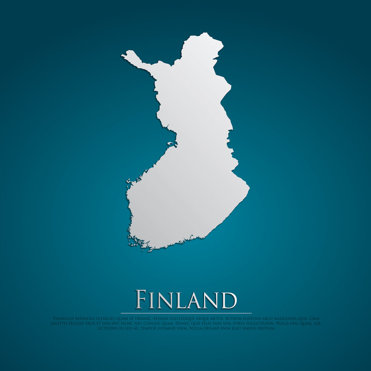 Scandinavian Finland Map