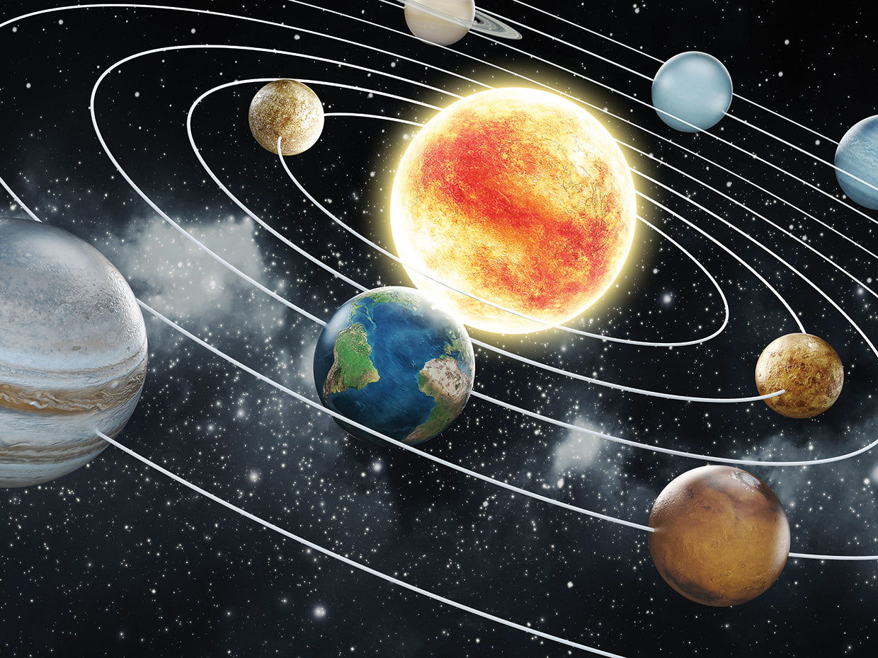 Planetas del sistema solar Lienzo