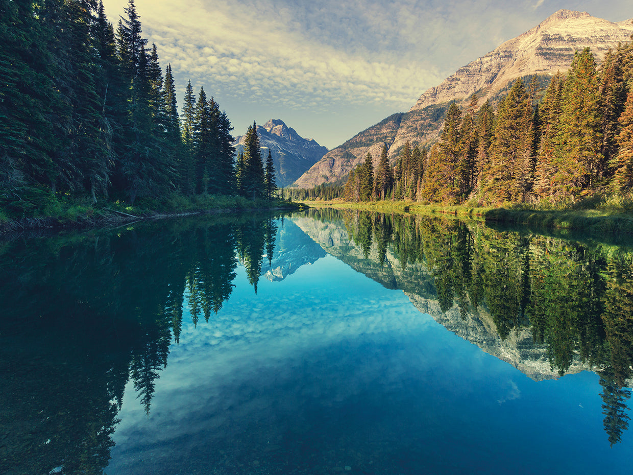 Así que Blue Glacier Park Montana Lienzo