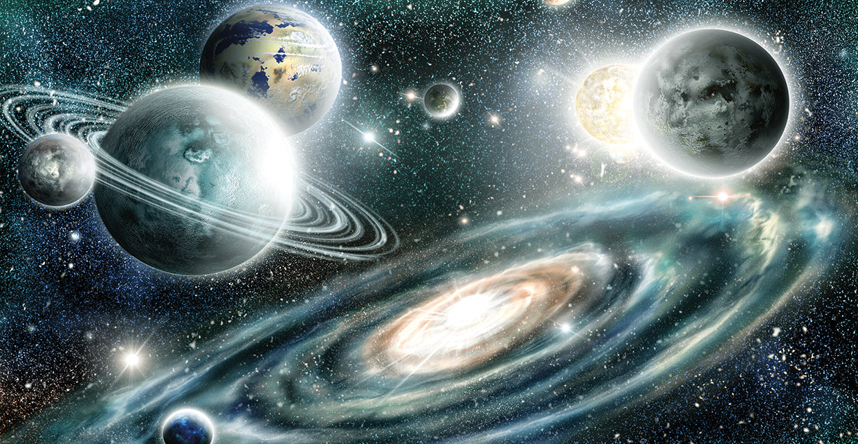 Destellos del espacio Voyager Lienzo