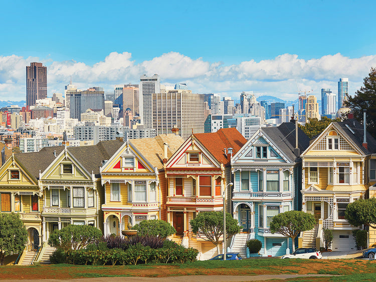 Casas pintadas de la señora de San Francisco Lienzo