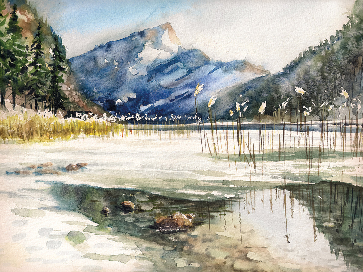 Thawing Winter Pond