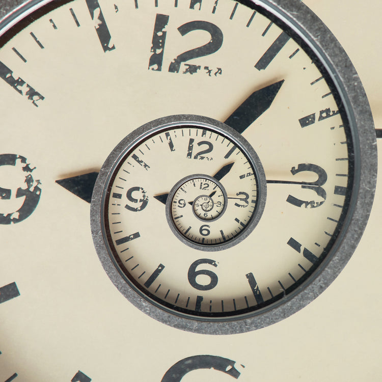 Reloj Vintage Infinity Swirl Lienzo
