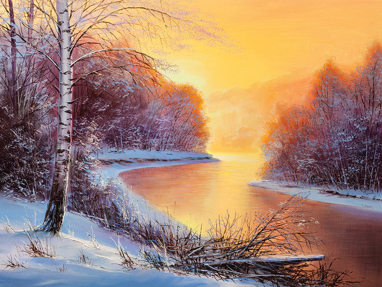 Sunset Shimmer Winter River