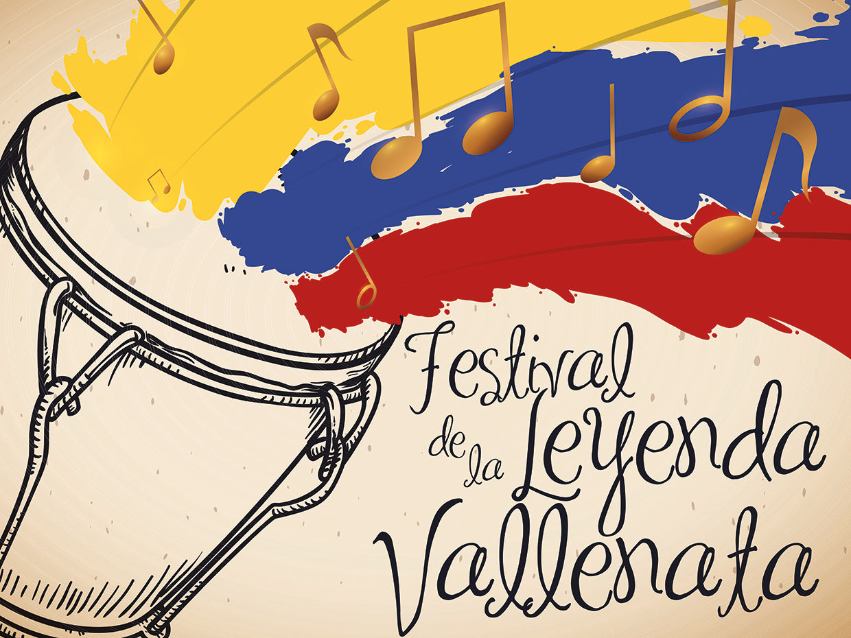Cartel del Festival de Música Española Lienzo
