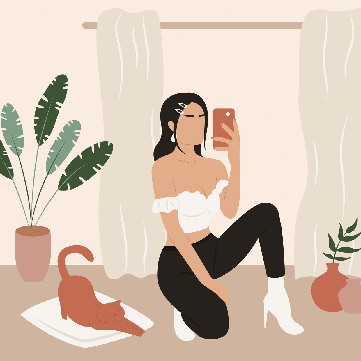 Lifestyle Blogger Selfie