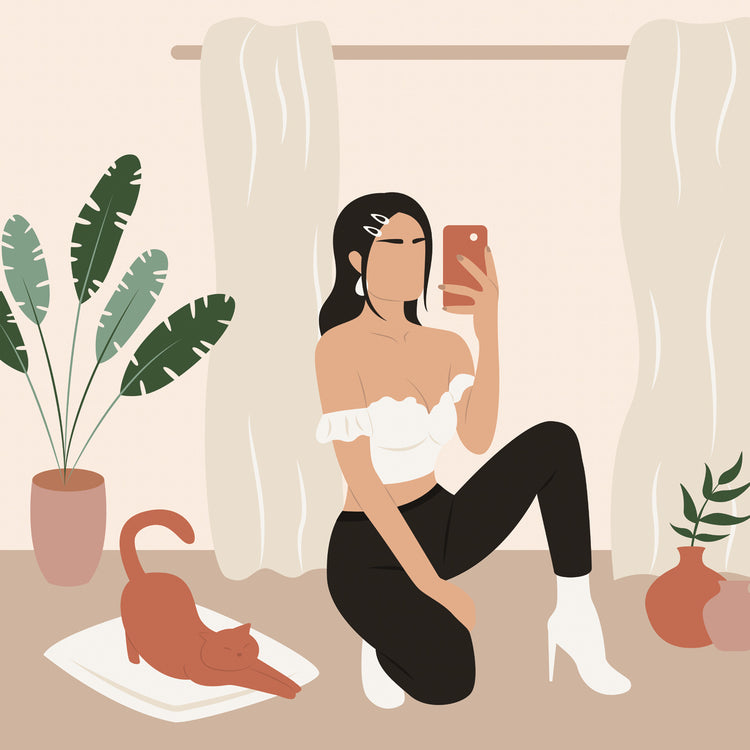 Lifestyle Blogger Selfie