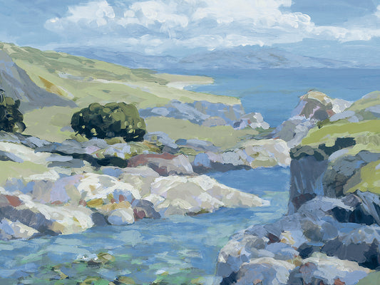 Coastal Inlet II Canvas Print